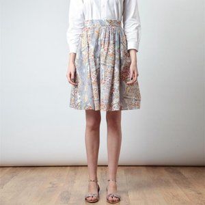 Carven map of Paris skirt - Sz 40